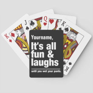 Aangepaste kleuren voor FUN & LAUGHS-kaarten Speelkaarten