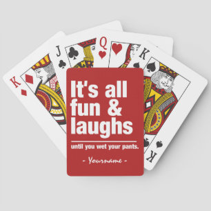 Aangepaste kleuren voor FUN & LAUGHS-kaarten Speelkaarten