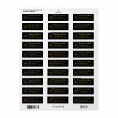 Aangepaste kleuren voor ruimtetijdperk atoomretro- etiket (Full Sheet)