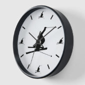 Aangepaste kleuren voor sneeuwskier Silhouette (Hoek)