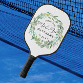 Aangepaste kleuren-weduwnaar-groen pickleball paddle