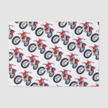 Aangepaste kleurenachtergrond rode vuilnisbak moto