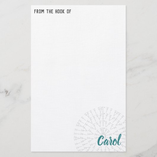 Aangepaste kleurenbalk briefpapier (Voorkant)