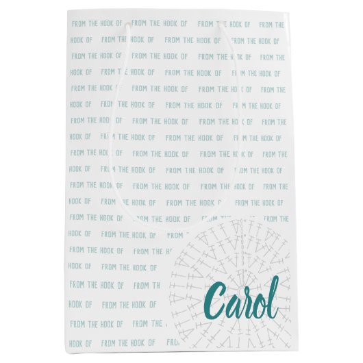 Aangepaste kleurenbalk medium cadeauzakje (Voorkant)