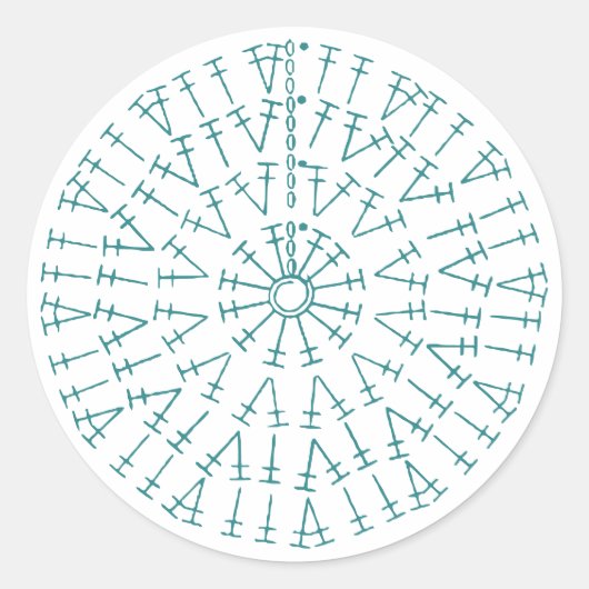 Aangepaste kleurenbalk ronde sticker (Voorkant)