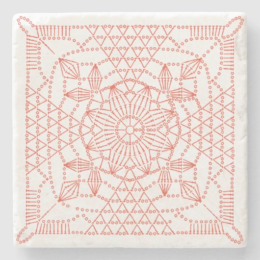 Aangepaste kleurenbalk stenen onderzetter (Voorkant)