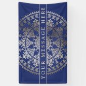 Aangepaste kleurengebeurtenisbanner Gold Foil Mand Spandoek (Verticaal)