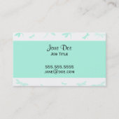 Aangepaste kleurenlibellen - Diverse schaduwen Visitekaartje (Voorkant)