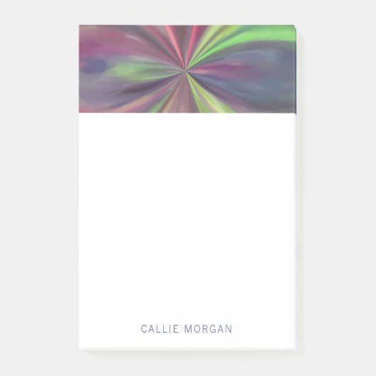 Aangepaste kleurenselectie van blauw, groen en mag post-it® notes (Voorkant)