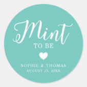 Aangepaste kleurentemunt om te worden gebruikt ronde sticker (Voorkant)