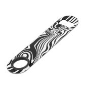 Aangepaste kleurgolven flesopening balk speed flessenopener (Voorkant Gekanteld)