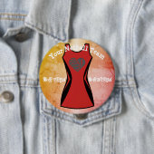 Aangepaste kleuromslag Aangepaste netbalbadge Ronde Button 4,0 Cm (In situ)