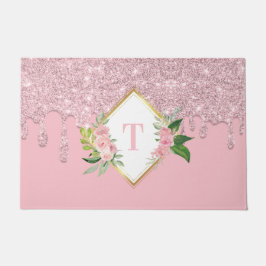 Aangepaste kleuromvang voor glitterhuisjes deurmat