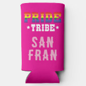 Aangepaste Kleurrijke LGBTQ + Rainbow Pride Tribe (Achterkant)