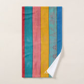 Aangepaste kleurrijke strand Rustige washanddoekse Bad Handdoek (Handdoek)