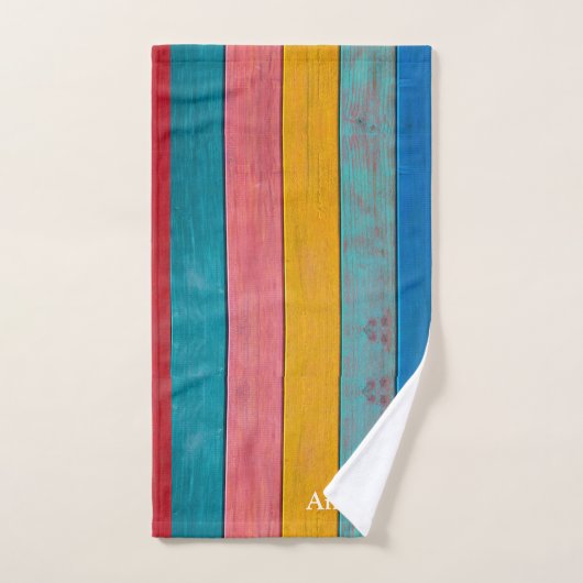Aangepaste kleurrijke strand Rustige washanddoekse Bad Handdoek (Handdoek)