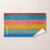 Aangepaste kleurrijke strand Rustige washanddoekse Bad Handdoek (Handdoek)