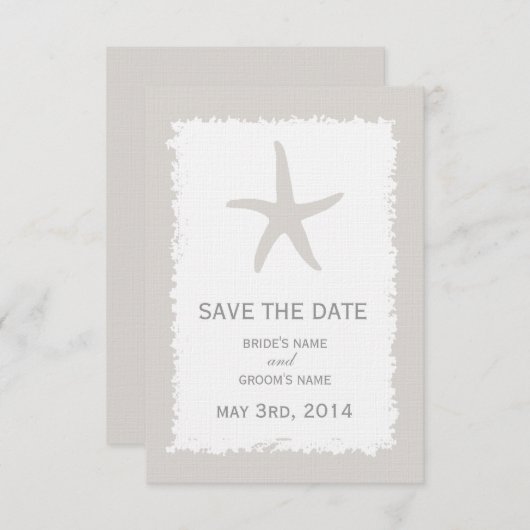 Aangepaste kleurstrook-stropdas bespaart datum save the date (Voorkant / Achterkant)