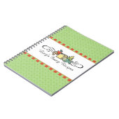 Aangepaste kleurvis groentetekker notitieboek (Linkerzijde)