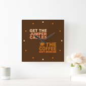 Aangepaste klok voor jumperkabels (koffie) (Huis)