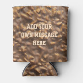 Aangepaste Klompige Chocolade Aangepaste Tekst Blikjeskoeler (Voorkant)