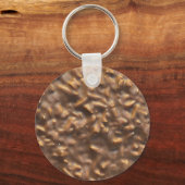 Aangepaste Klompige Chocolade Aangepaste Tekst Sleutelhanger (Achterkant)