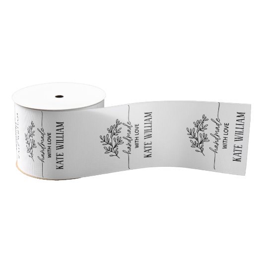 Aangepaste knippen en naaien Handgemaakt met liefd Grosgrain Lint (Spoel)