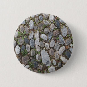 Aangepaste knop Stonen Ronde Button 5,7 Cm