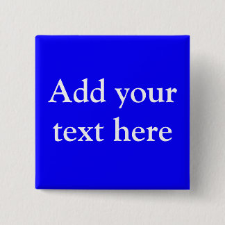 Aangepaste knop vierkante button 5,1 cm