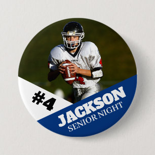 Aangepaste knop voor fotosporten / football speld ronde button 7,6 cm