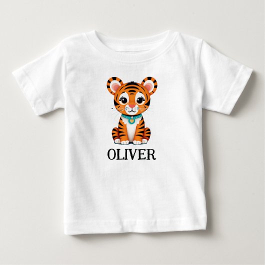Aangepaste knuffel baby tijger (Voorkant)