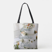 Aangepaste koekjes Canvas tas deorteren (Achterkant)