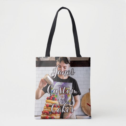 Aangepaste koekjes Canvas tas deorteren (Voorkant)