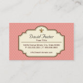 Aangepaste koekjes- en koekjesdessert visitekaartje (Achterkant)