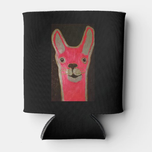 Aangepaste Koelbox met Happy Llama Blikjeskoeler (Voorkant)