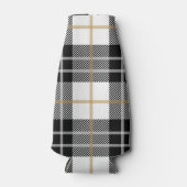 Aangepaste Koelbox voor zwart-wit geplakt papier Flesjeskoeler (Voorkant)