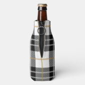 Aangepaste Koelbox voor zwart-wit geplakt papier Flesjeskoeler (Fles Achterkant)