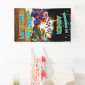 Aangepaste koele monstertruck jongens verjaardag spandoek (Insitu)