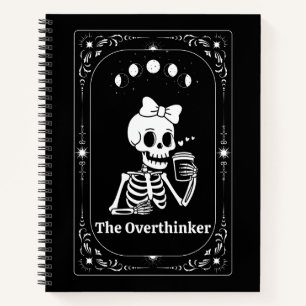 Aangepaste koffie liefhebber tarot whimsy goth ste notitieboek
