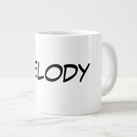 Aangepaste koffie-Mok Extra Grote Beker (Voorkant rechts)