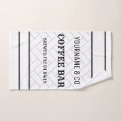 Aangepaste koffiebar Modern farm Handdoek (Handdoek)