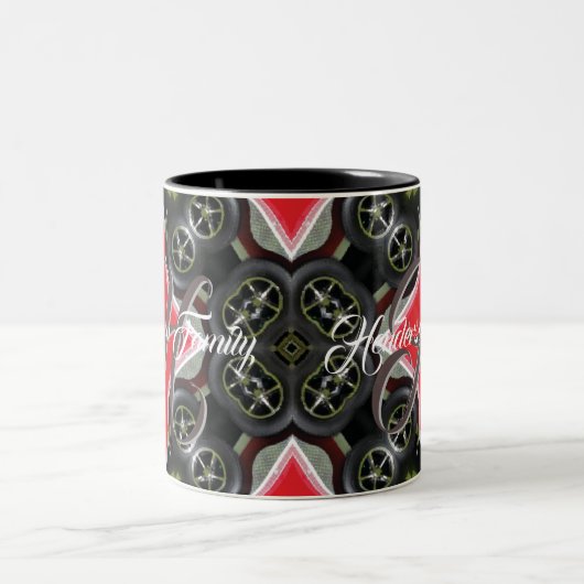 Aangepaste koffiebogen voor autoboeien tweekleurige koffiemok (Center)