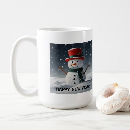 Aangepaste koffiemok met modern ontwerp (Met donut)