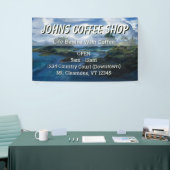 Aangepaste koffiewinkel Signaal Banner (Beurs)