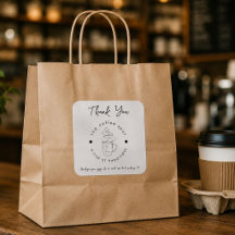 Aangepaste Koffiezaak Voeg uw Logo toe Modern Mini