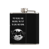 Aangepaste kolf, Drink voor roerwoud Heupfles (Achterkant)