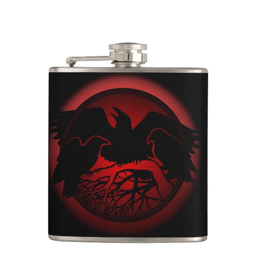 Aangepaste kolf, Drink voor roerwoud Heupfles (Voorkant)