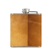 Aangepaste kolf met monogram leder-liquor heupvat heupfles (Achterkant)