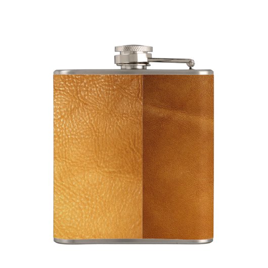 Aangepaste kolf met monogram leder-liquor heupvat heupfles (Achterkant)