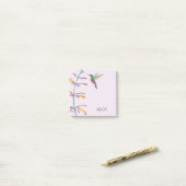 Aangepaste kolibrie  post-it® notes (Op bureau)